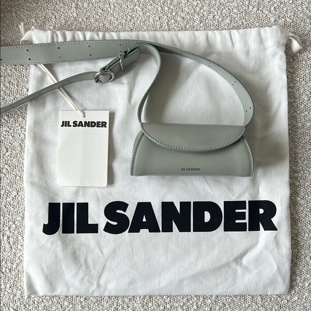 Jil Sander Micro Cannolo Bag - sea foam LIKE NEW